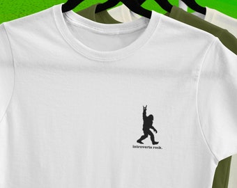 Introverted Bigfoot T-Shirt: Hide & Seek Champion