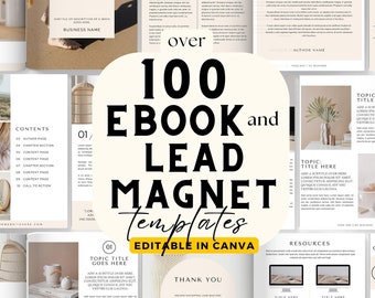 Ebook Template Canva | Coaching Course Creator, Lead Magnet Template | Workbook Template | Coaching Ebook, Canva Template, EDITABLE