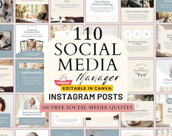 Instagram Post Templates | Marketing Templates Instagram Engagement Social Media Manager Coaching Instagram Post Life Coach Templates Canva