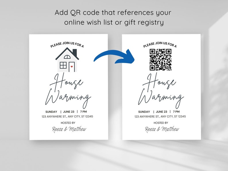 Editable House Warming Invitation, House Warming Party, Customisable in ...