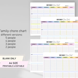 EDITABLE ADHD Cleaning Planner Bundle Daily Weekly Monthly Cleaning ...