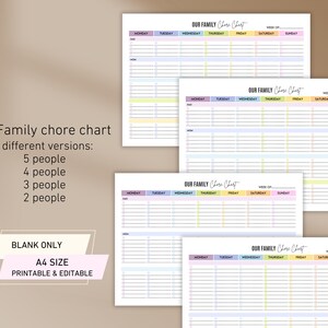 EDITABLE ADHD Cleaning Planner Bundle Daily Weekly Monthly Cleaning ...