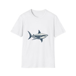 Shark Shirt, Shark Swimming Shirt, Funny Shark T-Shirt, Cool Shark Shirt, Shark T-Shirt, Weekend Shirts, Gifts Tees, Unisex Softstyle Tee