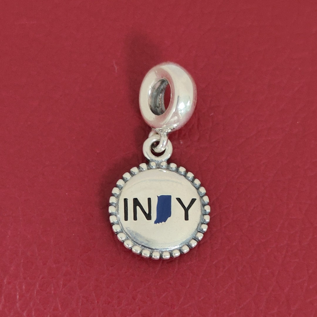 Pandora Indy Indiana Exclusive Dangle Charm Pendant, 925 Sterling
