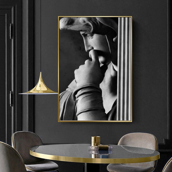 Sculpture of David Canvas Paintings on the Wall Art Posters And Prints Nordic Art Wall Decorative Canvas Picture Living Room, Wedding Gift
