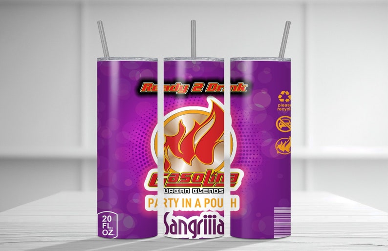 Tumbler sangria. Digital. sangria Tumbler 20 oz. png image 1