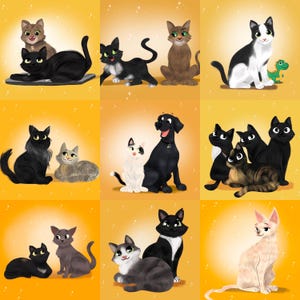 Pet Cartoon Illustration, Custom Pet Portrait, Pet Portrait From Photo, Digital Pet Portrait, Unique Pet Illustration,Funny Pet Portrait