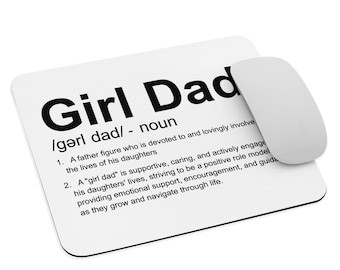Girl Dad Definition Mouse pad
