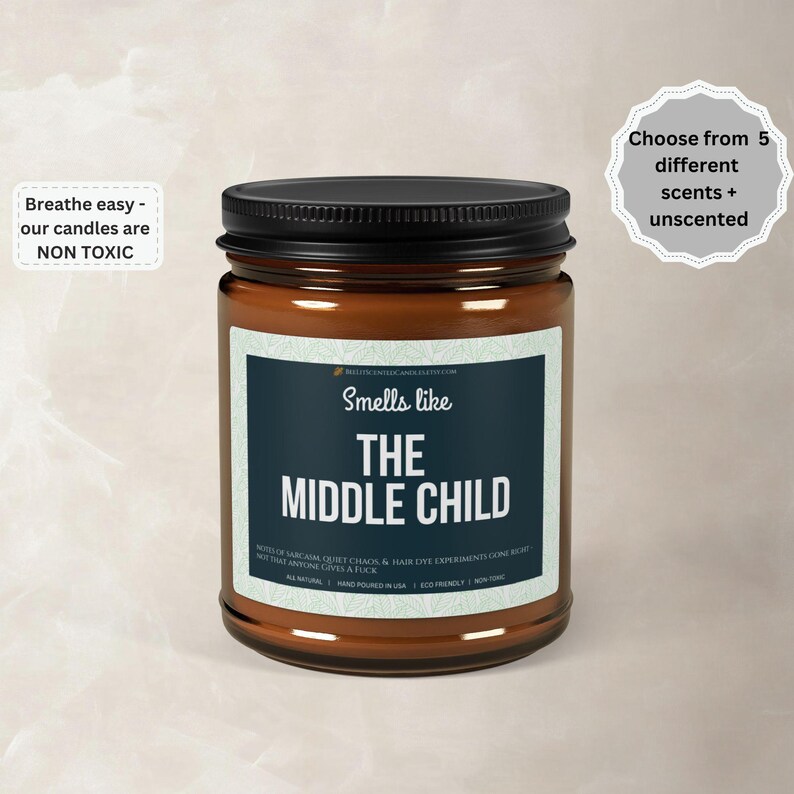 BeeLitScentedCandles Middle Child Candle - Thumbnail 2