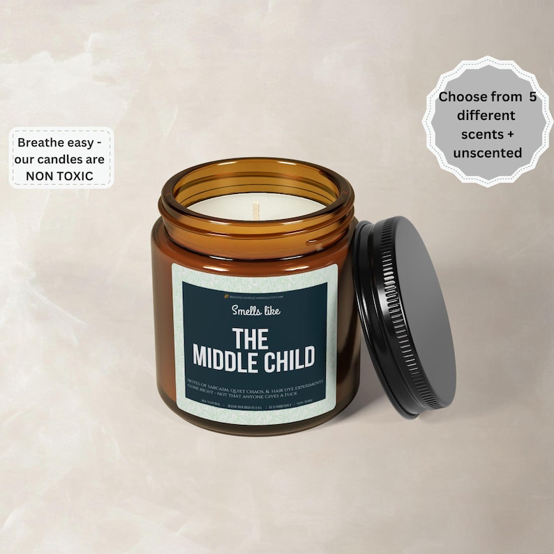 BeeLitScentedCandles Middle Child Candle