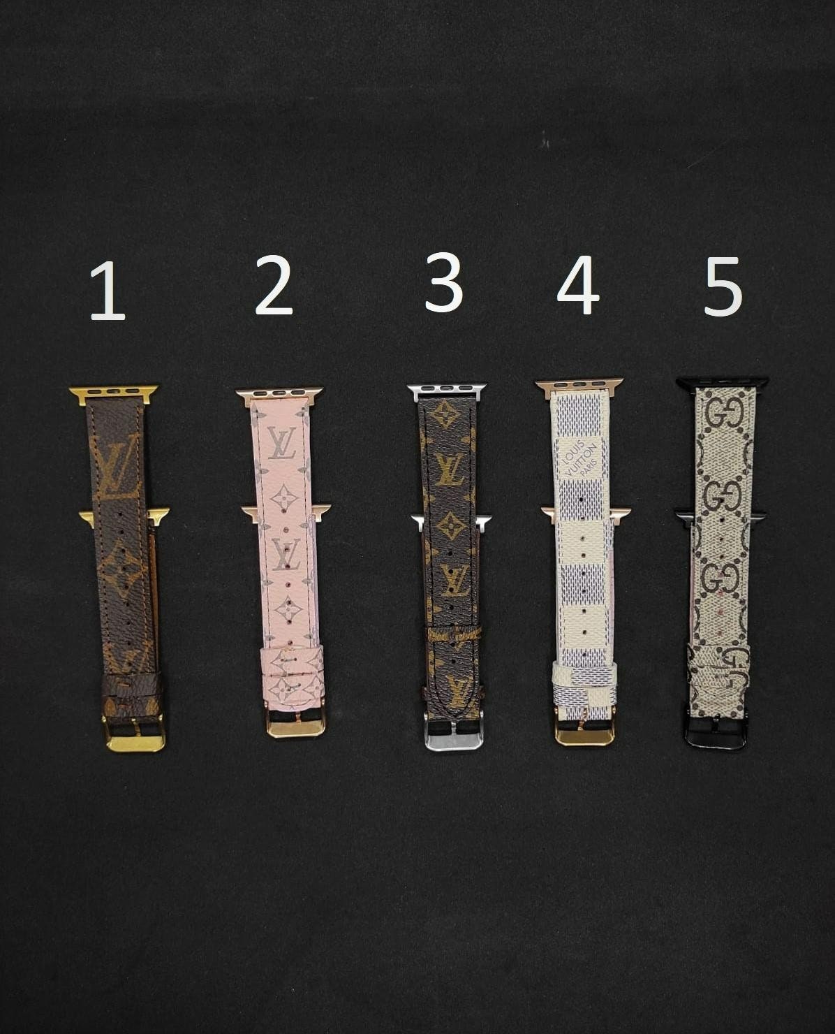 Apple Watch Band Series 4 Band 44mm 40mm  LV Apple Watch Band Louis  Vuitton iwatch Band LV  Monogram Watch Band  iwatch Series 4 Band  Luxury Watches on Carousell