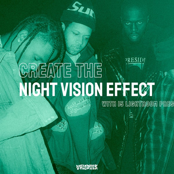 15 NIGHT VISION EFFECT Presets, Lightroom Mobile & Desktop Preset, Grain, Nighttime Effects, Adobe Lightroom Presets