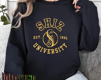 Wicked Shiz University Unisex Heavy Blend™ Crewneck Sweatshirt | Musical Theatre Sweatshirt | Broadway Merch | Wicked The Musical Sweatshirt