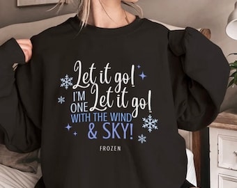 Frozen Disney uniseks Heavy Blend™-sweater met ronde hals | Disney-shirt | Disney-merchandise | Let It Go-shirt | Frozen-shirt | Elsa-shirt
