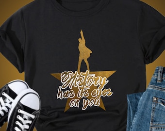 Hamilton the Musical - uniseks T-shirt met korte mouw | Shirt muziektheater | Broadway-merchandise | Hamilton de muzikale outfit | Hamilton-shirt