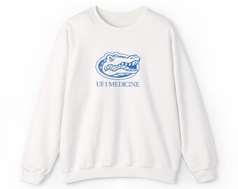 University of Florida College of Medicine Design Gator, uniseks Heavy Blend™-sweater met ronde hals
