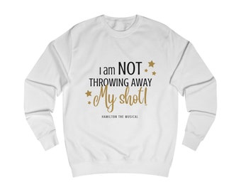 Hamilton The Musical Unisex Sweatshirt | Broadway Merch | Hamilton the Musical Outfit