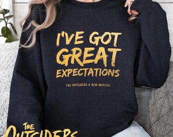 The Outsiders Musical, uniseks Heavy Blend™-sweater met ronde hals | Sweatshirt muziektheater | Broadway-merchandise | The Outsiders Musical met ronde hals