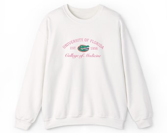 University of Florida College of Medicine Gator, uniseks Heavy Blend™-sweater met ronde hals