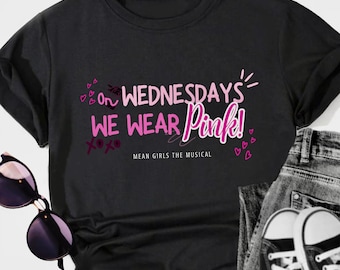 Mean Girls Muzikaal T-shirt Met Korte Mouwen | Shirt muziektheater | Broadway-merchandise | Muzikale outfit voor gemene meiden