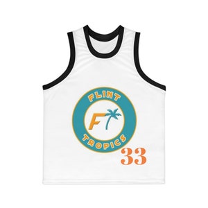  Flint Tropics Basketball Jersey #7 Adult Halloween Deluxe  Costume (Small) : Clothing, Shoes & Jewelry
