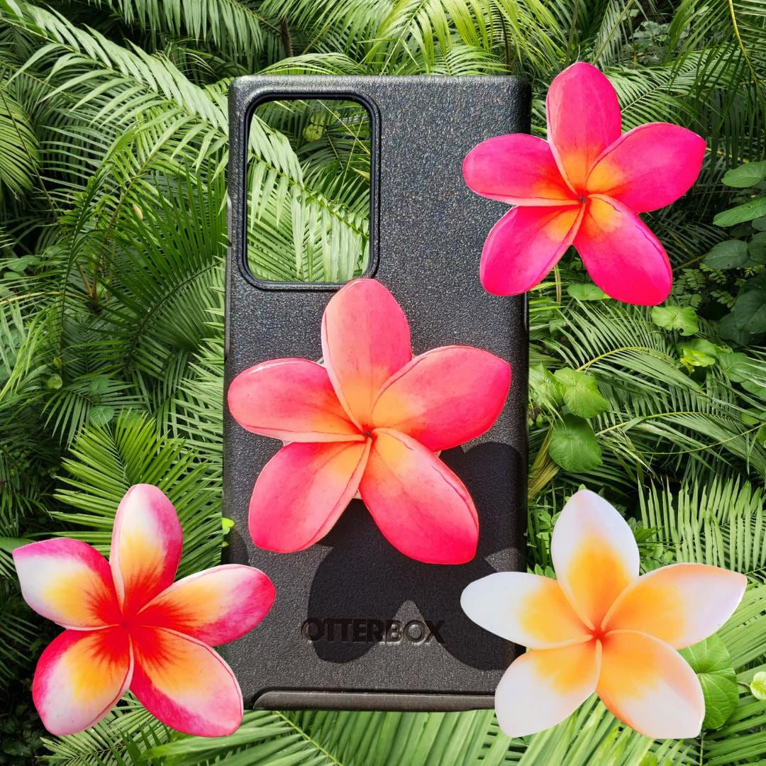 Society6 iPhone4/4S,5用 Plumeria Blossoms Plumeria Flower Phone Grip|phone Accessory |flower Grip