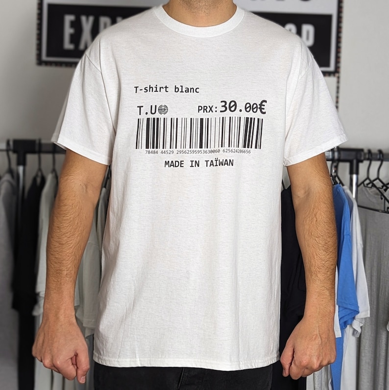 T-shirt étiquette image 1