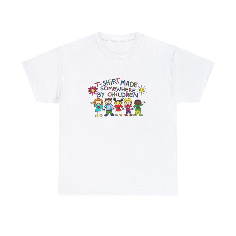 T-shirt made somewhere by children image 4