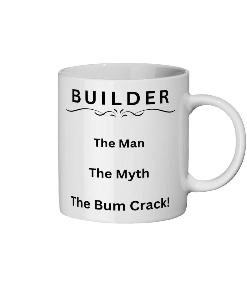 Taza de café de cerámica de 325 ml, ideal como regalo para un constructor. imagen 7