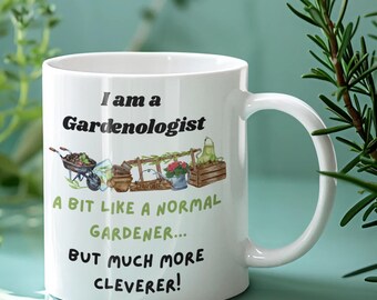 Funny "Gardenologist" Gardener Mug | Unique Gardening Gift