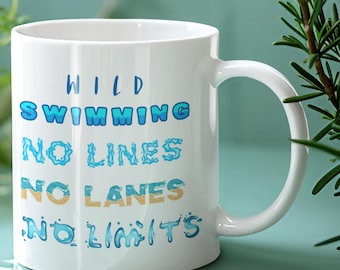 Wild Schwimmen Tasse: Wasser Schwimmer Geschenk