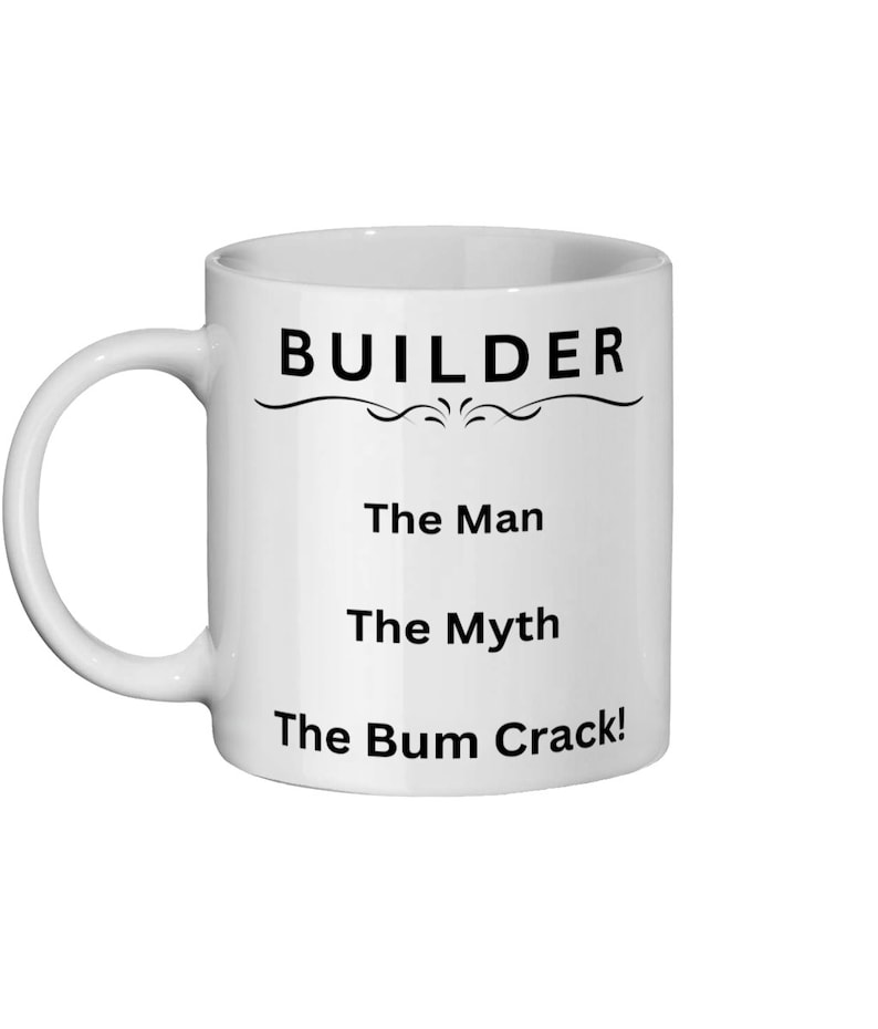Taza de café de cerámica de 325 ml, ideal como regalo para un constructor. imagen 8