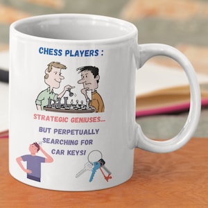 Chess players Mug, A Chess Mug For The Best Chess Player Ever, Ideal Gift For A Chess Lover. Chess Mug Gift For Him Or Her.