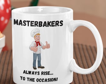 Masterbakers Ceramic Mug, Funny Baking Gift
