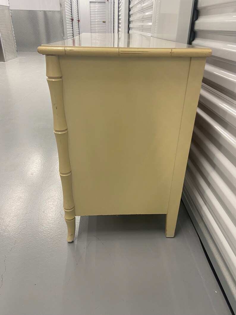 Vintage Broyhill Faux Bamboo Dresser Etsy