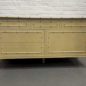 CUSTOMIZE: Thomasville Allegro Faux Bamboo Dresser 7-drawer