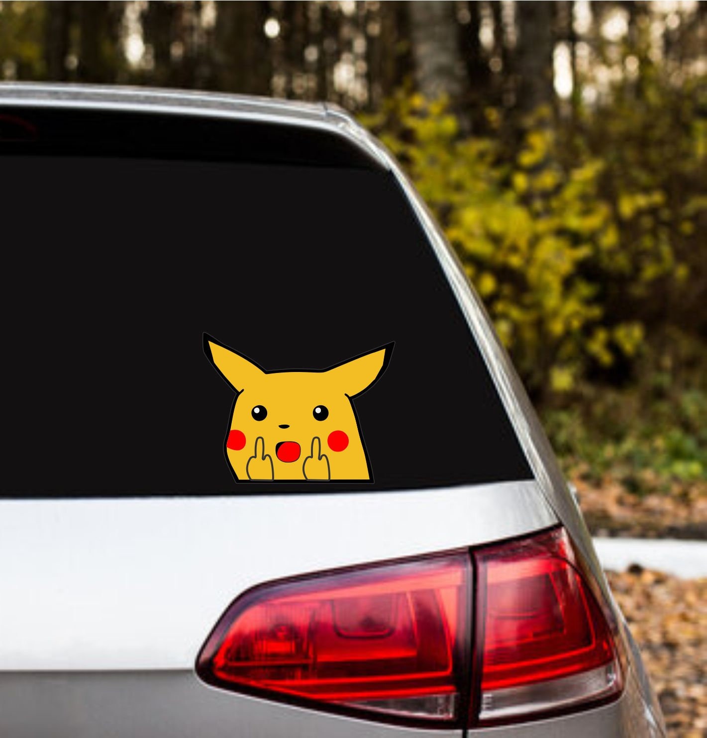 Buy Pikachu Car Decal Online In India Etsy India