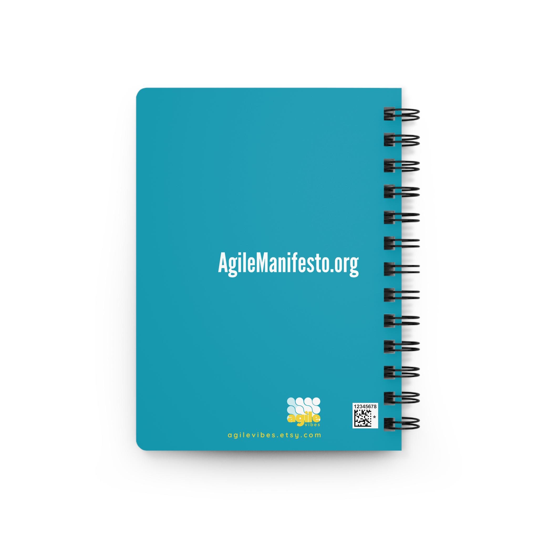 Agile Values & Principles Notebook (small, Glossy, 5x7, Teal) - Etsy