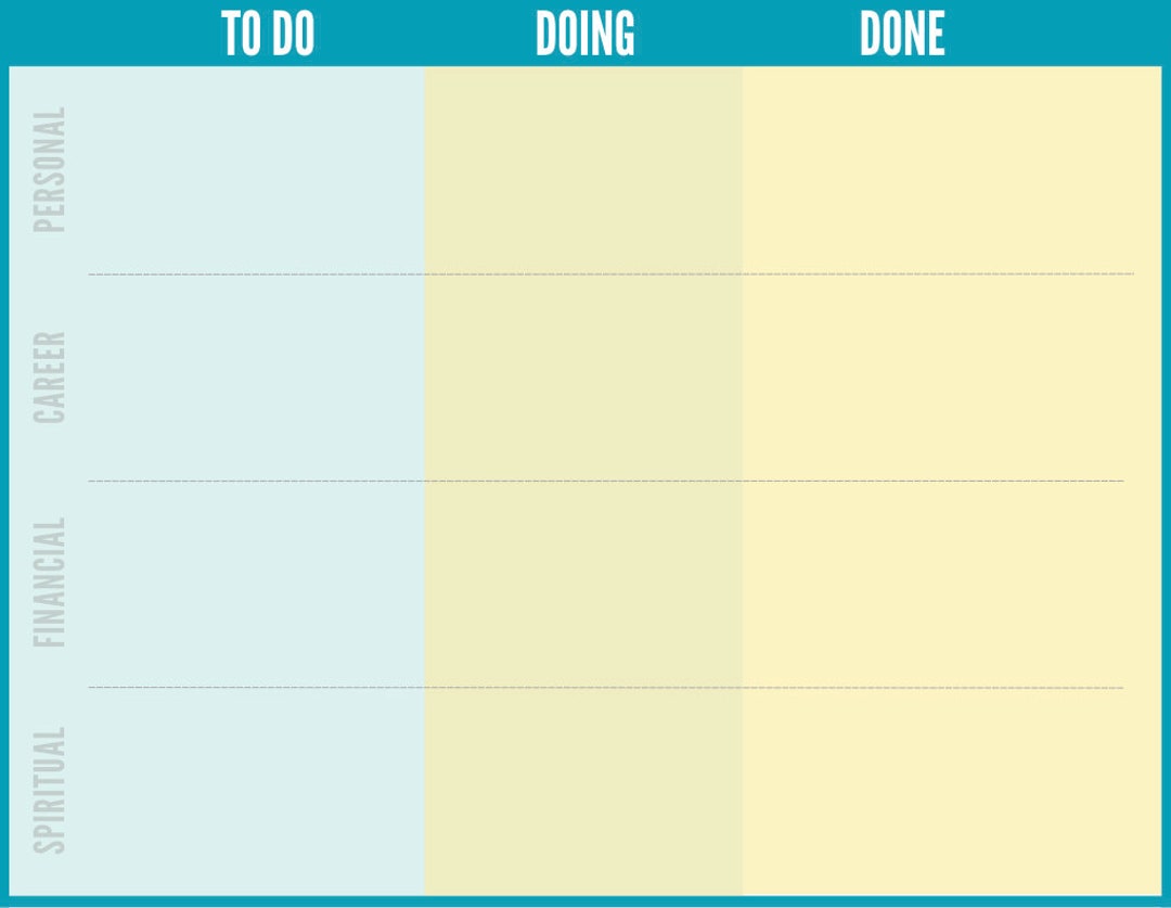 Printable Kanban Boards digital Pdfs - Etsy