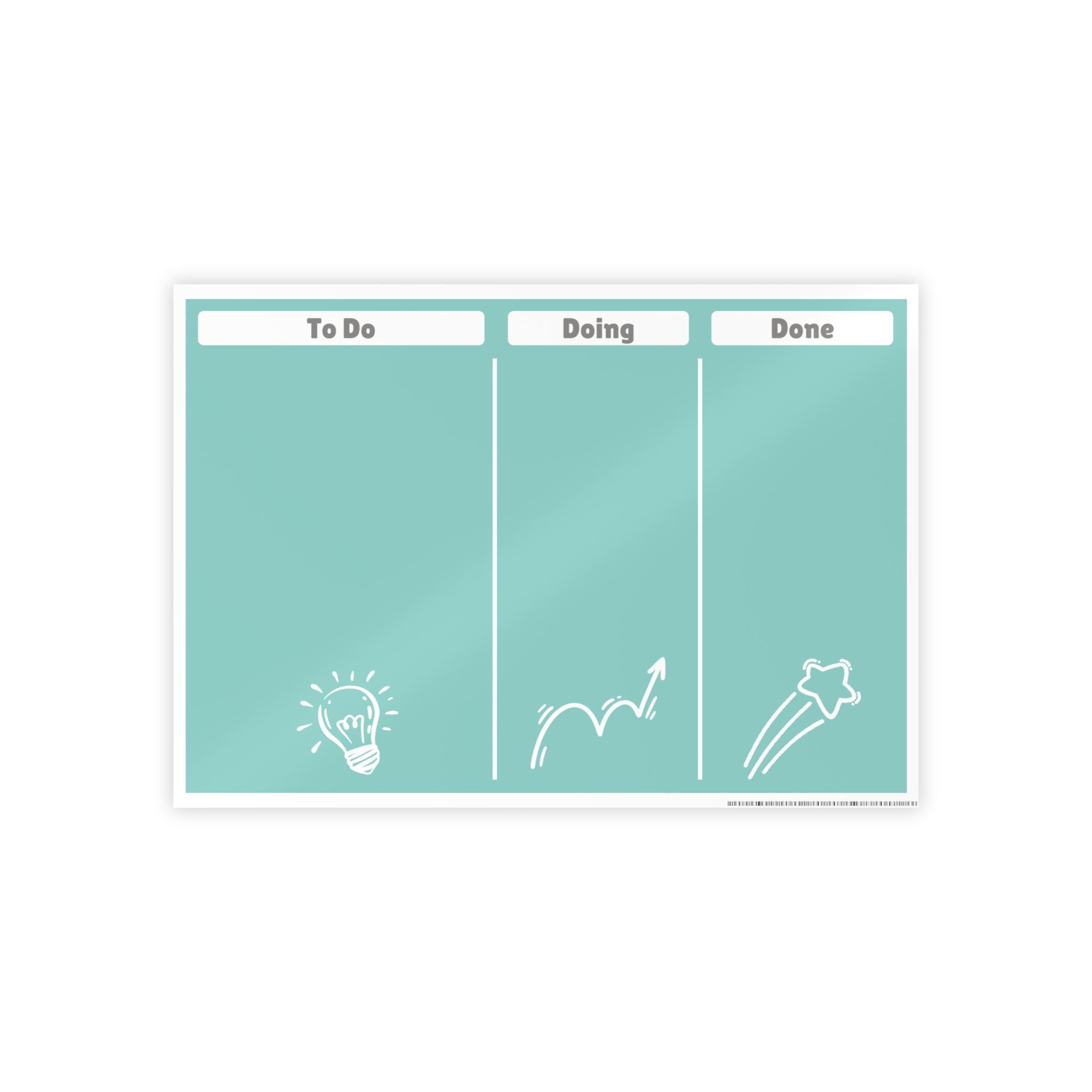 Poster: Kanban Board—personal Task Organizer - Etsy