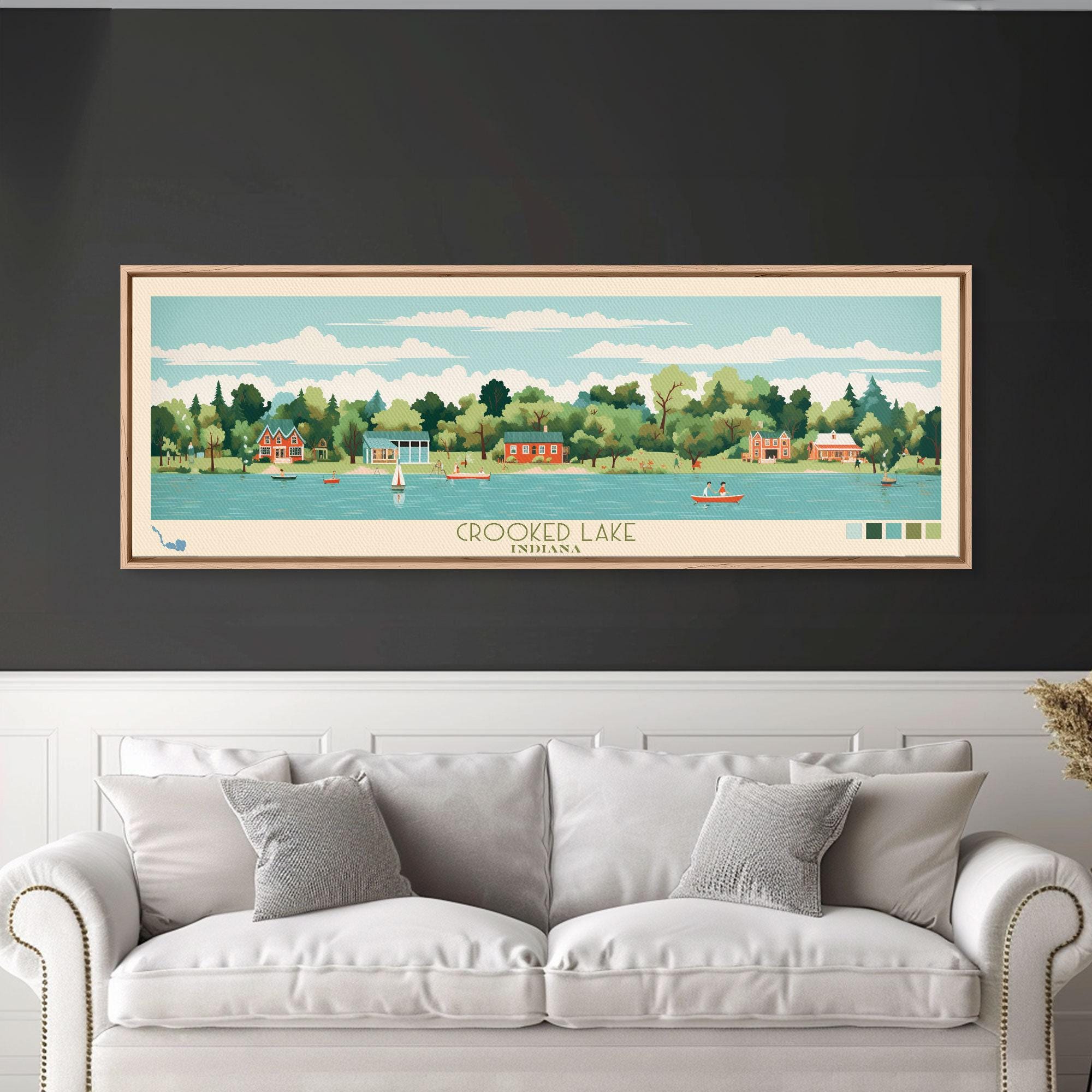 Crooked Lake Indiana - Etsy
