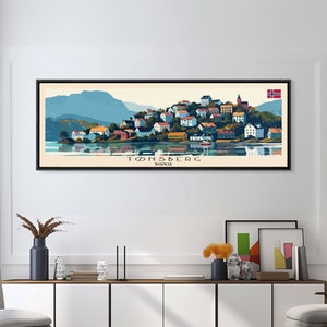 Tonsberg Norway Art Print: Panoramic Travel Wall Decor