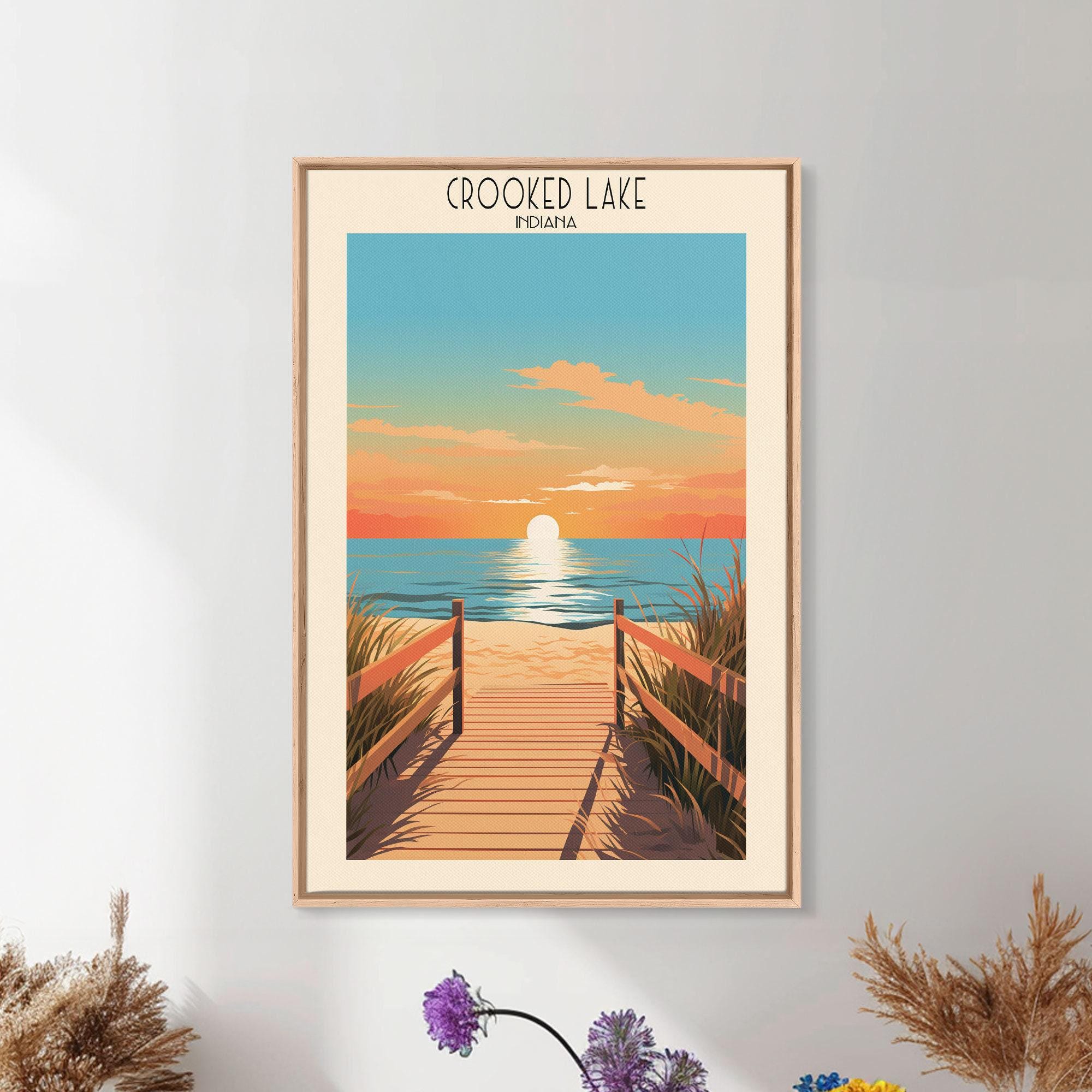 Crooked Lake Indiana - Etsy