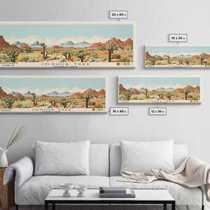 Joshua Tree National Park Art: California Travel Print, Panoramic image 8