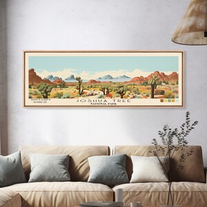 Joshua Tree National Park Art: California Travel Print, Panoramic image 5