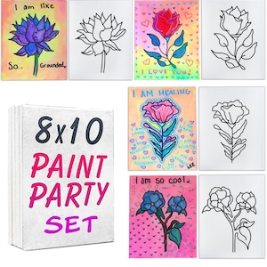 Adult Paint Party kits COMPLETE with ALL supplies included