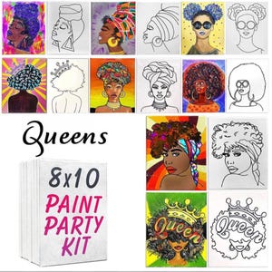 Erwachsene Paint Party Kits! KOMPLETT mit allen Lieferungen enthalten