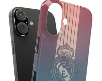 Real Madrid - Custodie sottili per telefono - Proteggi - Durevoli - Colorate