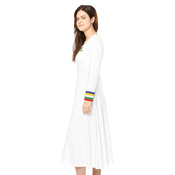 eastern star white formal dresses OES White Full Hem Dress main image 0