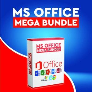 MS Office Mega Bundle | Microsoft PowerPoint | Microsoft Word | Microsoft Excel | Lifetime License | For Windows | Digital Download